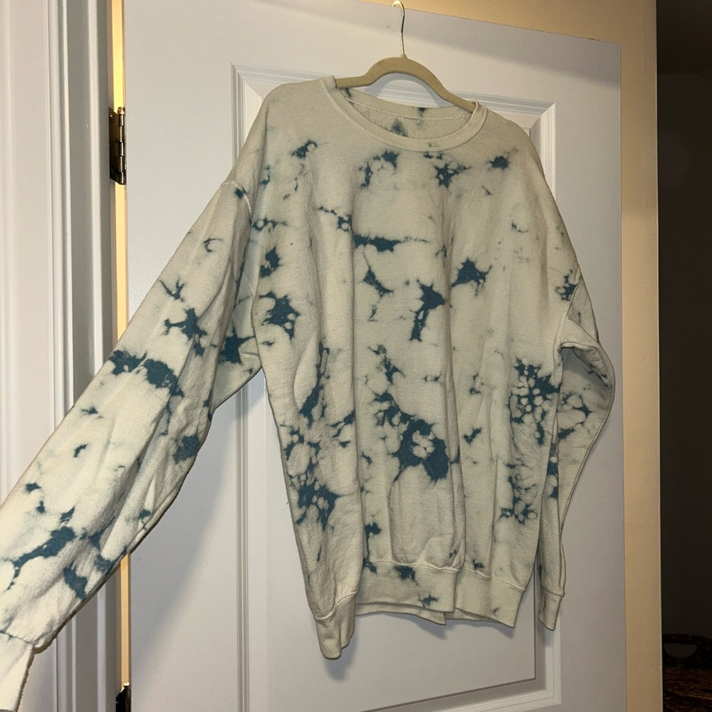 Tie Dye Sweatshirt Blue